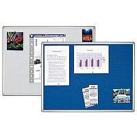 Franken Blue Felt Pin Board PRO Aluminium Frame 900x600mm PT830203 Franken Blue Felt Pin Board PRO Aluminium Frame 900x600mm PT830203