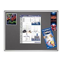 Franken Grey Felt Pin Board PRO Aluminium Frame 1500x1000mm PT830912 Franken Grey Felt Pin Board PRO Aluminium Frame 1500x1000mm PT830912