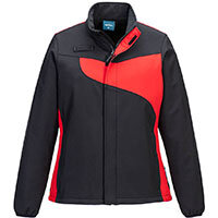 Portwest PW278 PW2 Women's Softshell (2L) Black/Red Size XXL Regular Fit