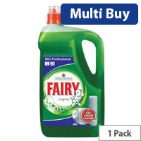Fairy Liquid Original Washing Up Liquid, 5 Litre - Bulk Size for Commercial Kitchens and Home Use