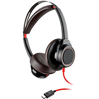 Poly Blackwire 7225 BW7225 Headset USB-C Corded Black WW 211145-01 Poly Blackwire 7225 BW7225 Headset USB-C Corded Black WW 211145-01