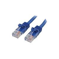 StarTech 10 ft Blue Snagless Cat5e UTP Patch Cable Cat 5e 10 ft 1 x RJ-45 Male 1 x RJ-45 Male Blue RJ45PATCH10 StarTech 10 ft Blue Snagless Cat5e UTP Patch Cable Cat 5e 10 ft 1 x RJ-45 Male 1 x RJ-45 Male Blue RJ45PATCH10