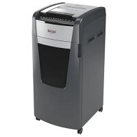 Rexel Optimum AutoFeed+ 750X Shredder 2020750X - 750 sheets of A4 paper, P-4 Cross Cut, 140L Bin, 240 Run Time, Colour: Black Rexel Optimum AutoFeed+ 750X Shredder 2020750X - 750 sheets of A4 paper, P-4 Cross Cut, 140L Bin, 240 Run Time, Colour: Black