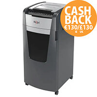 Rexel Optimum AutoFeed+ 750X Shredder 2020750X - 750 sheets of A4 paper, P-4 Cross Cut, 140L Bin, 240 Run Time, Colour: Black Rexel Optimum AutoFeed+ 750X Shredder 2020750X - 750 sheets of A4 paper, P-4 Cross Cut, 140L Bin, 240 Run Time, Colour: Black