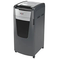 Rexel Optimum AutoFeed+ 600X Shredder - Shreds Up To 600 Sheets of A4 paper, P-4 Cross Cut, 110L High Capacity Bin, Anti-Jam Feature - Colour: Black - 2020600X Rexel Optimum AutoFeed+ 600X Shredder - Shreds Up To 600 Sheets of A4 paper, P-4 Cross Cut, 110L High Capacity Bin, Anti-Jam Feature - Colour: Black - 2020600X