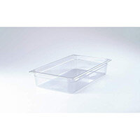 Rubbermaid 1/1 Size 200mm 25.7L Gastronorm GN Food Pan For Cold Food Clear Rubbermaid 1/1 Size 200mm 25.7L Gastronorm GN Food Pan For Cold Food Clear