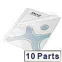 Rexel Anti-Slip Polypropylene Pocket with Flap Pack of 10 2102383 Rexel Anti-Slip Polypropylene Pocket with Flap Pack of 10 2102383