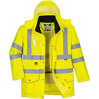 Portwest S427 Hi-Vis 7-in-1 Jacket Yellow 3XL