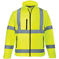 Portwest S428 Hi-Vis Softshell Jacket Yellow 3XL
