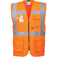 Portwest S476 Berlin Executive Vest Orange 5XL