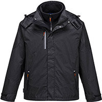 Portwest S553 Radial 3in1 Jacket Black Large