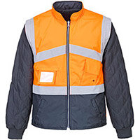 Portwest S769 Hi-Vis 2-Tone Jacket Orange & Navy XL