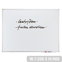 Franken ValueLine Whiteboard Plastic Coated Surface 1200x900mm SC3003 Franken ValueLine Whiteboard Plastic Coated Surface 1200x900mm SC3003