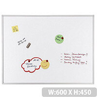 Franken ECO Magnetic Whiteboard Lacquered Steel 450 x 600mm White SC4112 Franken ECO Magnetic Whiteboard Lacquered Steel 450 x 600mm White SC4112