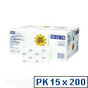 Tork White Extra Soft Single Fold Paper Hand Towel 200 Sheets Pack of 15 (3000 Towels) 100278 Tork White Extra Soft Single Fold Paper Hand Towel 200 Sheets Pack of 15 (3000 Towels) 100278