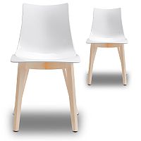 Natural Zebra Antishock Canteen & Breakout Bleached Beech Leg Chair Glossy White Set of 2 Natural Zebra Antishock Canteen & Breakout Bleached Beech Leg Chair Glossy White Set of 2