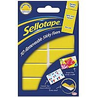 Sellotape Removable Sticky Fixers Pack of 10 Pads 20 x 40mm 484345 Sellotape Removable Sticky Fixers Pack of 10 Pads 20 x 40mm 484345