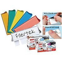 Filertek Fit-All Dry Erase Suspension File Tabs 50 Assorted Filertek Fit-All Dry Erase Suspension File Tabs 50 Assorted