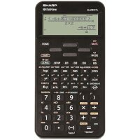 Sharp WriteView Scientific Calculator Dot Matrix Display 335 Functions 80x15x161mm Blk Ref SH-ELW531TLBBK Sharp WriteView Scientific Calculator Dot Matrix Display 335 Functions 80x15x161mm Blk Ref SH-ELW531TLBBK