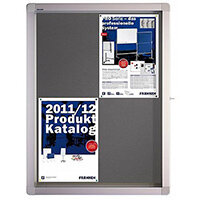 Franken Display Case ECO Outdoor Felt Grey 12 x A4 SK12PTE12 Franken Display Case ECO Outdoor Felt Grey 12 x A4 SK12PTE12