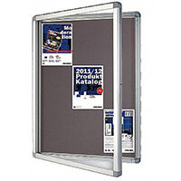 Franken Display Case ECO Outdoor Felt Grey 15 x A4 SK15PTE12 Franken Display Case ECO Outdoor Felt Grey 15 x A4 SK15PTE12