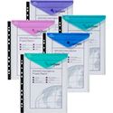Snopake Polyfile Ring Binder Wallet Electra Assorted Pack of 5 15695 Snopake Polyfile Ring Binder Wallet Electra Assorted Pack of 5 15695