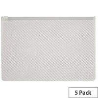 Snopake EPPE Zippa-Bag 200 x 255mm White Pack of 5 15813 Snopake EPPE Zippa-Bag 200 x 255mm White Pack of 5 15813