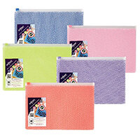 Snopake EPPE Zippa-Bag 200 x 255mm Assorted Pack of 5 15814 Snopake EPPE Zippa-Bag 200 x 255mm Assorted Pack of 5 15814