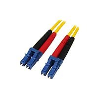 StarTech 1m Fiber Optic Cable Single-Mode Duplex 9/125 LSZH LC/LC OS1 LC to LC Fiber Patch Cable SMFIBLCLC1