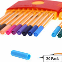 Stabilo Assorted Point 88 Fineliner Pens ColorParade Pack of 20