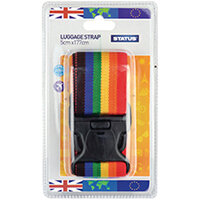 Status Adjustable Multi-Colour Luggage Strap Pack of 3 SLUGSTRAP1PK3 Status Adjustable Multi-Colour Luggage Strap Pack of 3 SLUGSTRAP1PK3