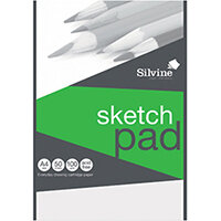 Silvine Drawing Pad Acid Free Cartridge Paper 50 Sheets A4 474 Silvine Drawing Pad Acid Free Cartridge Paper 50 Sheets A4 474