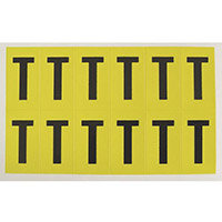 Letter T 1 Character/Card 230X140mm