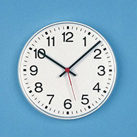 Clock Quartz Analogue 10 Inches Arabic Dial