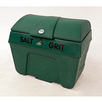 Bin Salt And Grit C/W Lock Without Hopper Dgreen 200L Cap