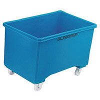 Box Mobile Pallet Blue 927X584X508mm 2F+2Swx102 Ny+Tg