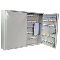 Adjustable Hook Key and Padlock Cabinets - Key Capacity 100