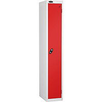 Probe 1 Door Locker Cam Lock ACTIVECOAT W305xD305xH1780mm White Body Red Door 7 Year Warranty
