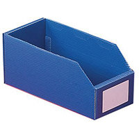 Twin Walled Small Part Storage Polypropylene Bins HxWxL 100x200x300mm Blue Pack of 50