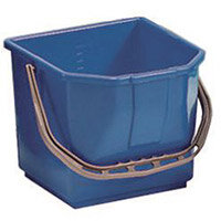 Blue Plastic Cleaning Trolley Bucket 15L Single Pack