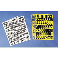 Magnetic Numbers And Letters Characters Per Sheet: 17 x (23456789) 31 x (01)