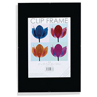 A4 Acrylic Clip Frame Pack Of 5