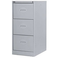 Filing Cabinet Kontrax Light Grey Steel HxWxD: 1009x458x622mm