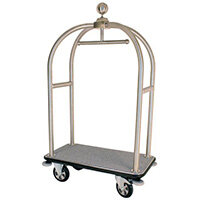 Stainless Steel Bird Cage Luggage Trolley