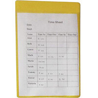 Self-Adhesive Yellow Document Pocket Id 310X215mm