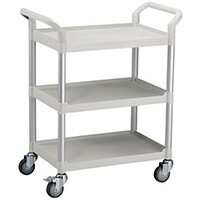 Standard 3 Shelf Service Cart Open Sided Cart
