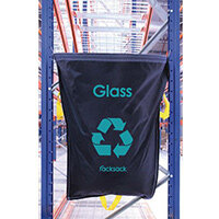 Glass Waste Blue Racksack