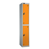 Probe 2 Door Locker Cam Lock ACTIVECOAT W305xD460xH1780mm Silver Body Orange Door 7 Year Warranty