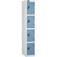 Probe 4 Door Locker Cam Lock ACTIVECOAT W305xD460xH1780mm White Body Ocean Door 7 Year Warranty