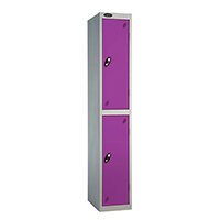 Probe 2 Door Locker Cam Lock ACTIVECOAT W305xD460xH1780mm Silver Body Lilac Door 7 Year Warranty